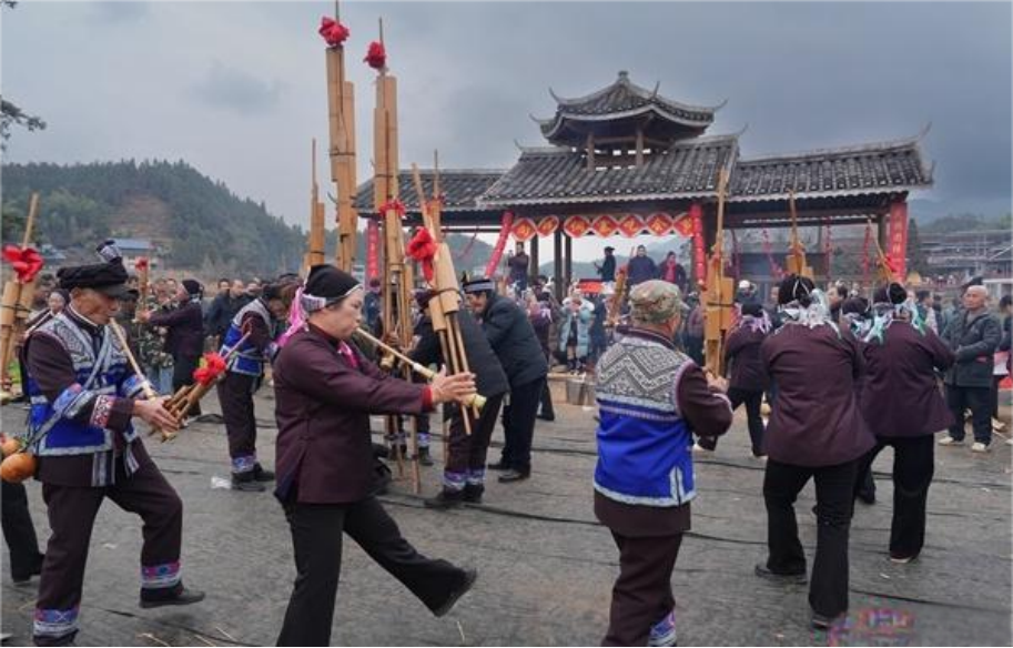 首个“非遗”春节 湖南通道侗寨端出年味“盛宴”(图3) 首个“非遗”春节 湖南通道侗寨端出年味“盛宴”(图3)
